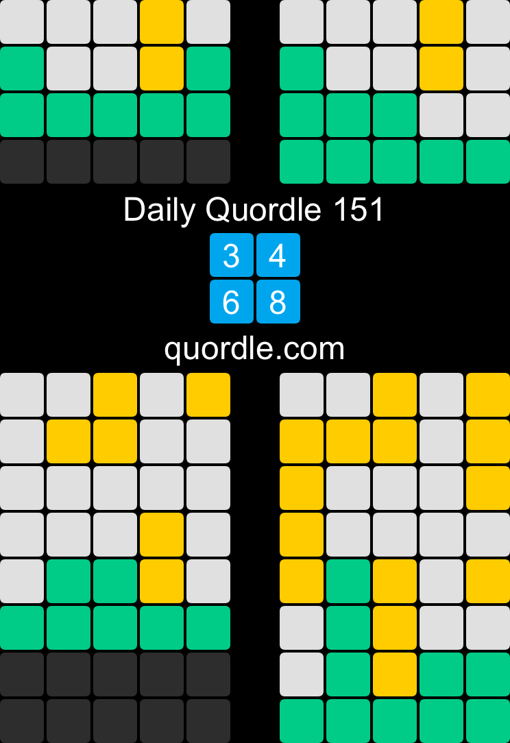 #Quordle151