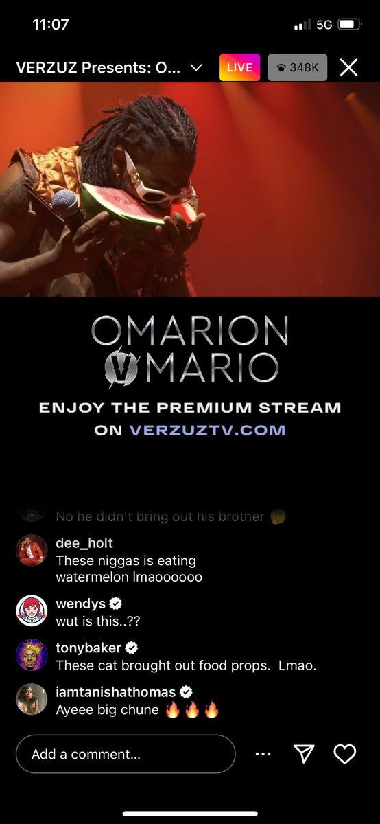 Nahhh Wendy's wild as hell cause they wondering Wtf goin with Omarion too😂😂😂😂😂 #VERZUZ lmao