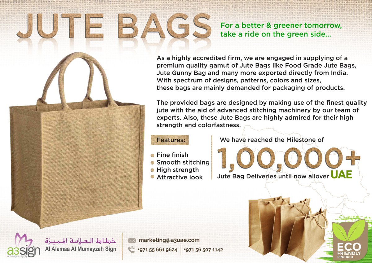 Jute Bags.. For a better &amp; Greener tomorrow 
#jutebags #jute #jutebag #totebag #ecofriendly #handmade #bags #bag #returngifts #jutebagmurah #fashion #juteproducts #giftbags #ecobag #potlis #handbag