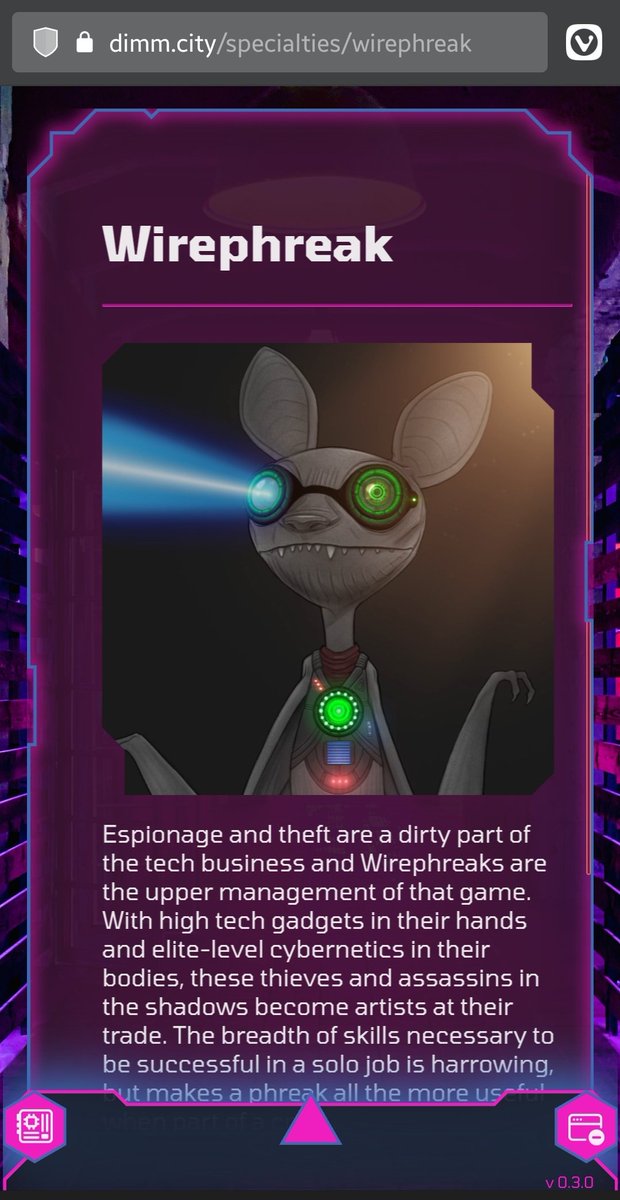 #DimmCity Console v0.3.0 has been released. Files on #Sporos specialities are now available along with the file on the first district identified by the founders.
Check it out at dimm.city