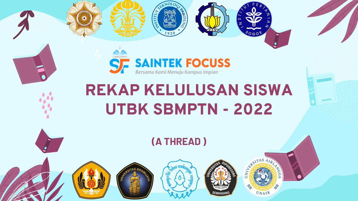 SAINTEK FOCUSS | CHECK PINNED tweet media