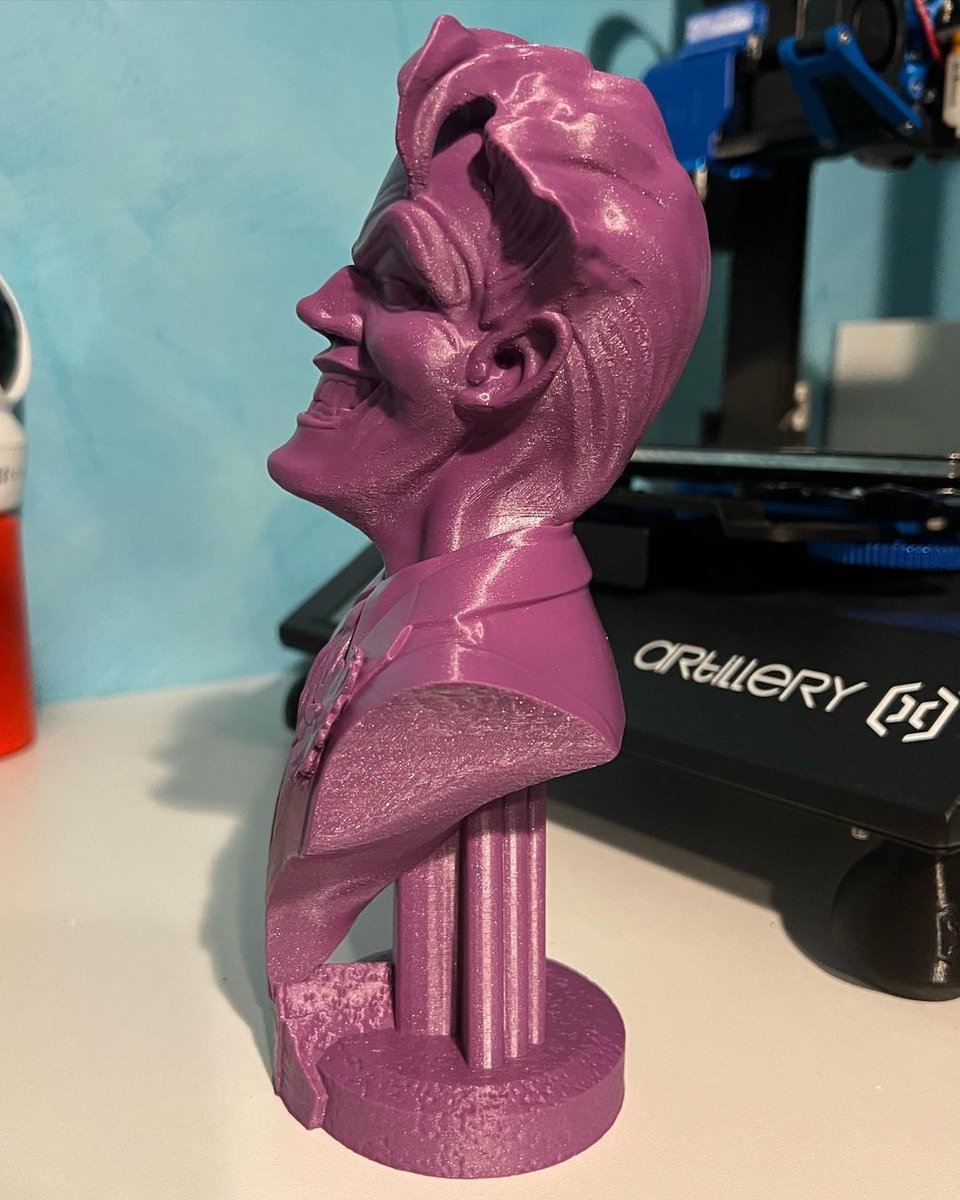 3DArtillery's tweet photo. You must be attracted and stop by this exquisite Mr. Joker bust. 
All this effort is respectful!👏
.
From @otoon_3dprint
Official site: https://t.co/GGipLVUzcA
.
.
.
#Artillery3D #3dprinter #3dprinterworld #3dmaker #ArtilleryHornet #artillerysidewinderX2 #artillerygeniuspro https://t.co/WzKKFVkcW7