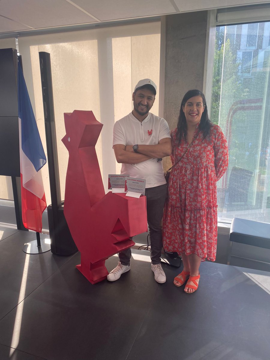 feedmifrance's tweet photo. Nous sommes honorés et fiers d’avoir deux lauréats qui font bouger la tech et l’innovation en Région Hauts-de-France !
Notre directeur général et notre chef de projet marketing et communication digitale.
Merci la french tech !!
#laureat #lille #feedmi #HDF https://t.co/6rN46wjff4