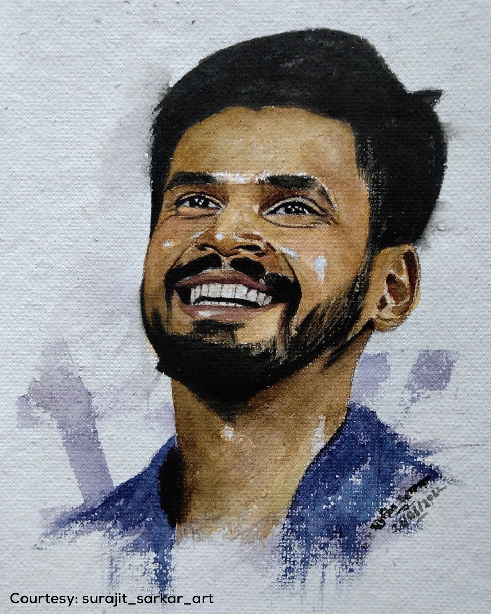 KKRiders's tweet photo. We are back with #KKRFanArt 😍

How good is this @ShreyasIyer15 portrait by surajit_sarkar_art (IG)! 🎨👌

You too wanna get featured on our page? Then share your #KKRFanArt using the hashtag! 

#FanArtFriday #AmiKKR https://t.co/V2tndOpVad