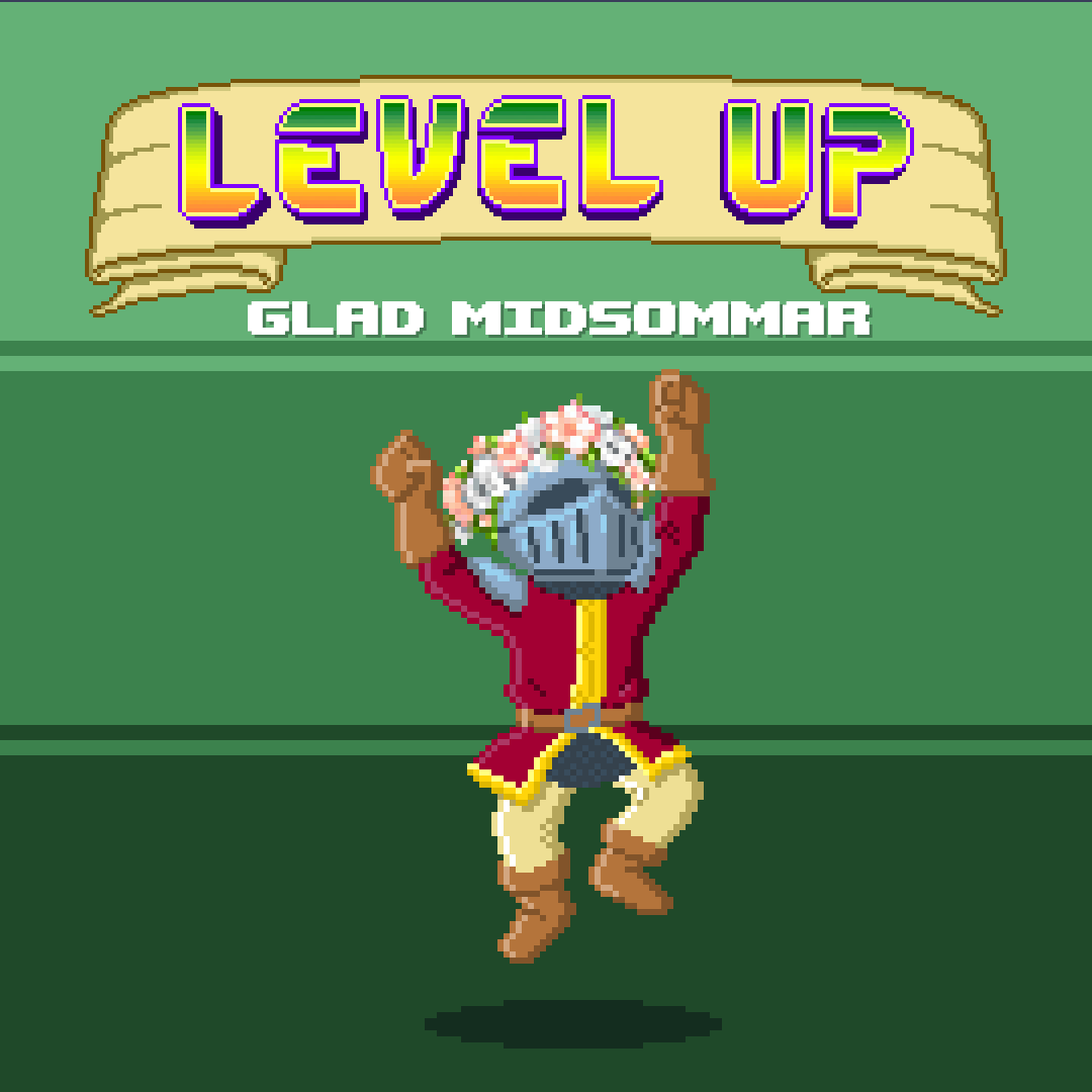 levelupswe's tweet photo. Glad midsommar önskar vi på Level Up!
Ska ni hitta på något roligt? 😁

Ha en trevlig dag allesammans! https://t.co/lQHe222iN6