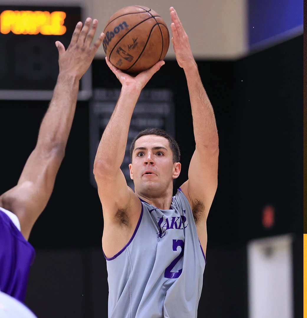 LakerFiles's tweet photo. The Lakers will be using their second two-way contract on Syracuse sharpshooter Cole Swider https://t.co/MWspUBF51P