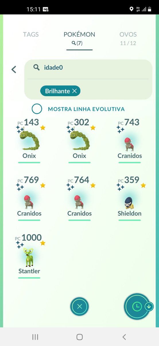 Luck_Fire's tweet photo. More highlights in #PokemonGO i wish i had posted it earlier,but lets goh at june 11 close to midnight i got a #ShinyShadowExeggcute thank you arlo and later a #ShinyStantler next day 2 #ShinyOnix 3 #ShinyCranidos and 1 #ShinyShieldon also another shiny onix in the next day...+ https://t.co/xHgI5MhP8f