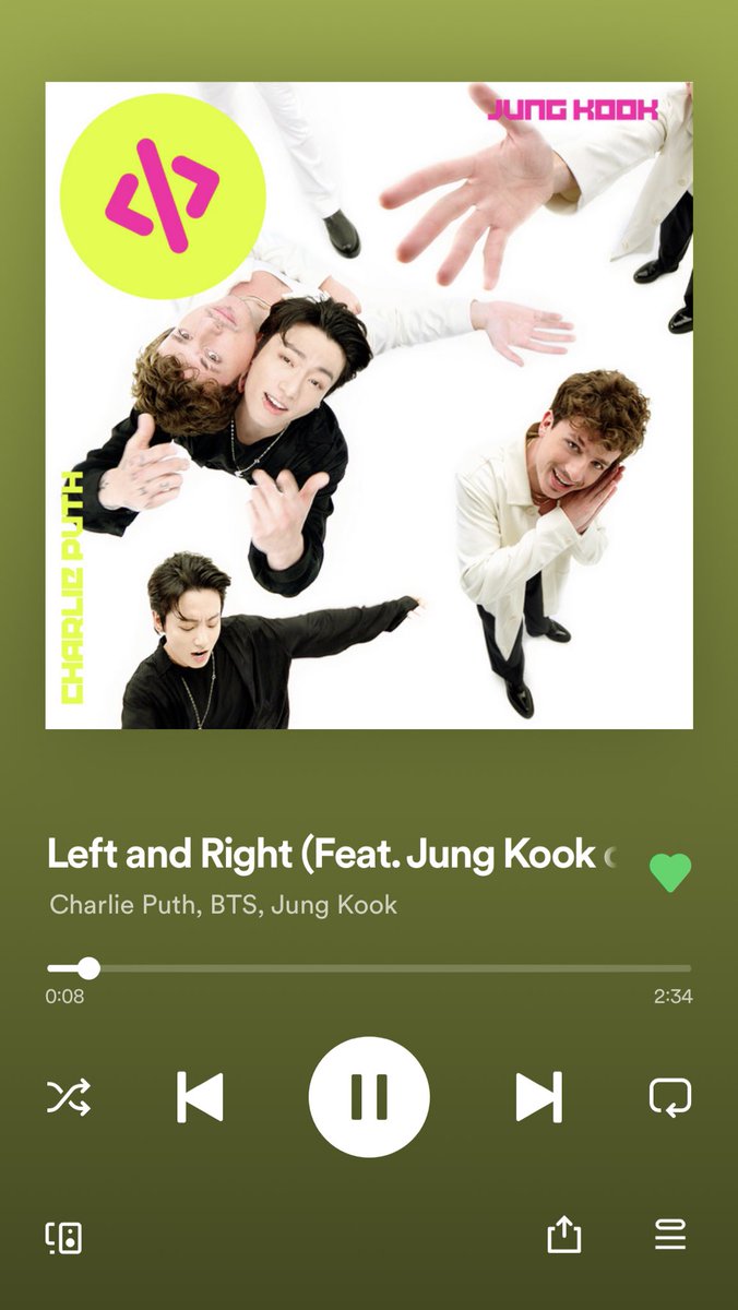 sstaekook's tweet photo. STREAMMMMMM LEFT AND RIGHT #LeftandRight #JungkookxCharliePuth https://t.co/1mYBPQpn29