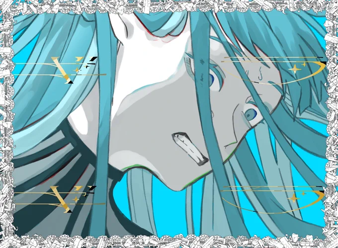 前に趣味として描いたものですが歌ってみたサムネイルとして参考にしてください。#有償依頼受付中 