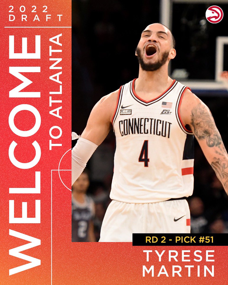 ATLHawks's tweet photo. Welcome to the 🅰️, @resemartin4! https://t.co/0WpqimAqdk