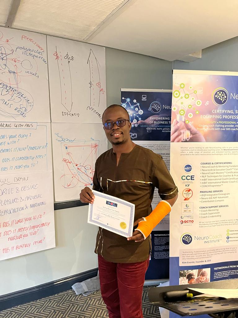 CoachScofray's tweet photo. Africa's first black male Certified Professional mBIT Master Coach 
West Africa's first Certified Professional mBIT Master Coach
#mBITMastercoach #mBITcoaching #internationalcoachingfederation  #CoachScofray #leadershipnexecutivecoaching  #personaldevelopmentcoaching #TeamCoach https://t.co/P1dO0CDdRX