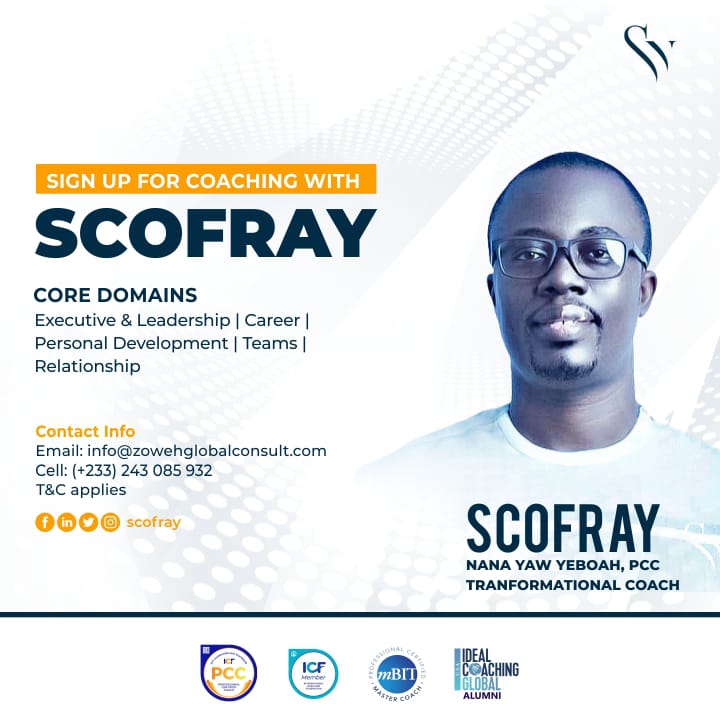 CoachScofray's tweet photo. Africa's first black male Certified Professional mBIT Master Coach 
West Africa's first Certified Professional mBIT Master Coach
#mBITMastercoach #mBITcoaching #internationalcoachingfederation  #CoachScofray #leadershipnexecutivecoaching  #personaldevelopmentcoaching #TeamCoach https://t.co/P1dO0CDdRX