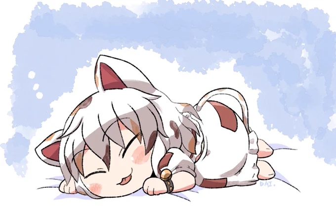 おやすミケちゃん🐱 #おは東方 