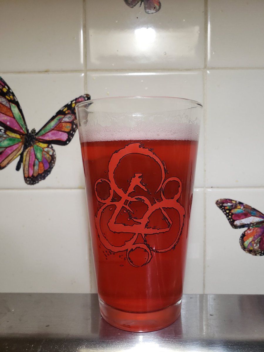 About to get my first listen of <a href="/Coheed/">Coheed and Cambria</a> Vaxis II. So pumped. Appropriate glassware. #AWOTWM