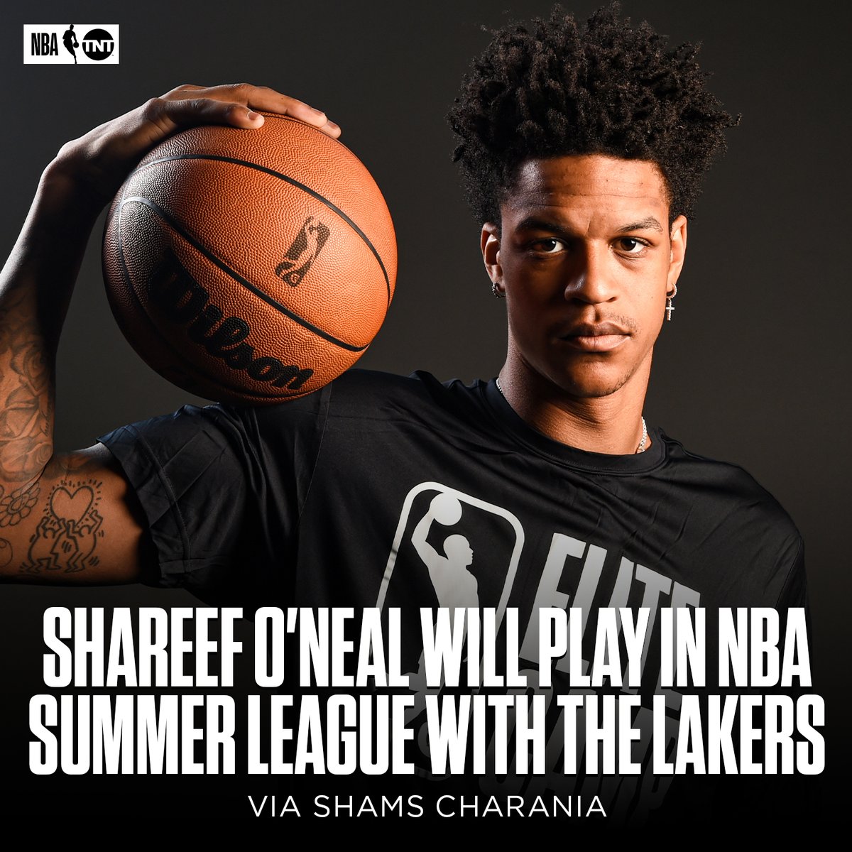 Shareef O'Neal will suit up in the purple and gold for #NBASummerLeague 👀 via @ShamsCharania https://t.co/WjiVU2O5zj