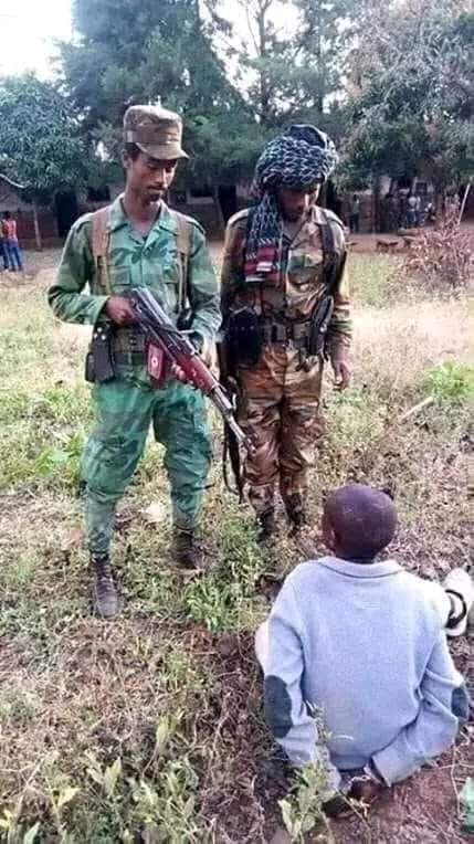HabtamuAyalew21's tweet photo. Welcome to Oromia region
              ---------
This is where an active genocide and ethnic cleansing is taking place !!
ይህ በየቀኑ ግልፅ የዘር ማጥፋት እና የዘር ማጥራት  ወንጀል የሚፈፀምበት ክልል ነው። 

#Oromiamassacre
#AmharaGenocide https://t.co/pS8TqHCGHc