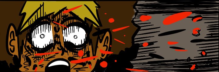 MaxPowersComic's tweet photo. A new episode of Max Powers is OUT NOW! VERY DARK! CONTENT WARNING! #WebtoonCanvas #webtoon #indiecomics #maxpowerscomic #maxpowers https://t.co/pfJNb9sMng