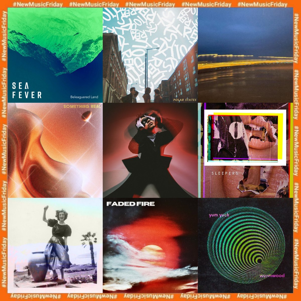 #NewMusicFriday

▪️Rebel Kicks - those days
▪️Sea Fever - beleaguered land
▪️Polar States - polystyrene heart
▪️The Motive - she's just cold
▪️Tetra Collective - something real
▪️JXCKY - losing my mind
▪️The Burma - sleepers
▪️The Lagoons - shooting star
▪️Yum Yuck - wormwood
