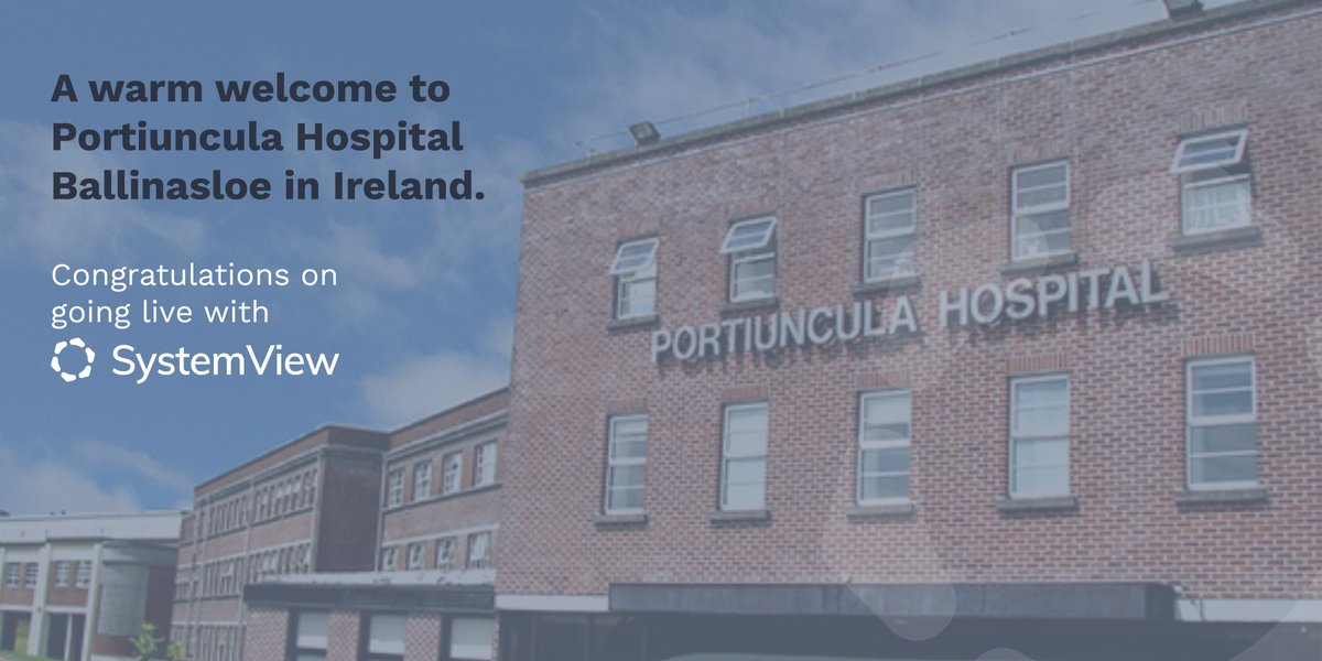 AskSystemView's tweet image. We&apos;re so thrilled to welcome our new users from Portiuncula Hospital, Ballinasloe onto #SystemView. 

Daily training sessions are available for you to learn how to navigate and use SystemView. 

Book yours today at: customersuccess.ie@healthcarelogic.com

#systemviewsuccess