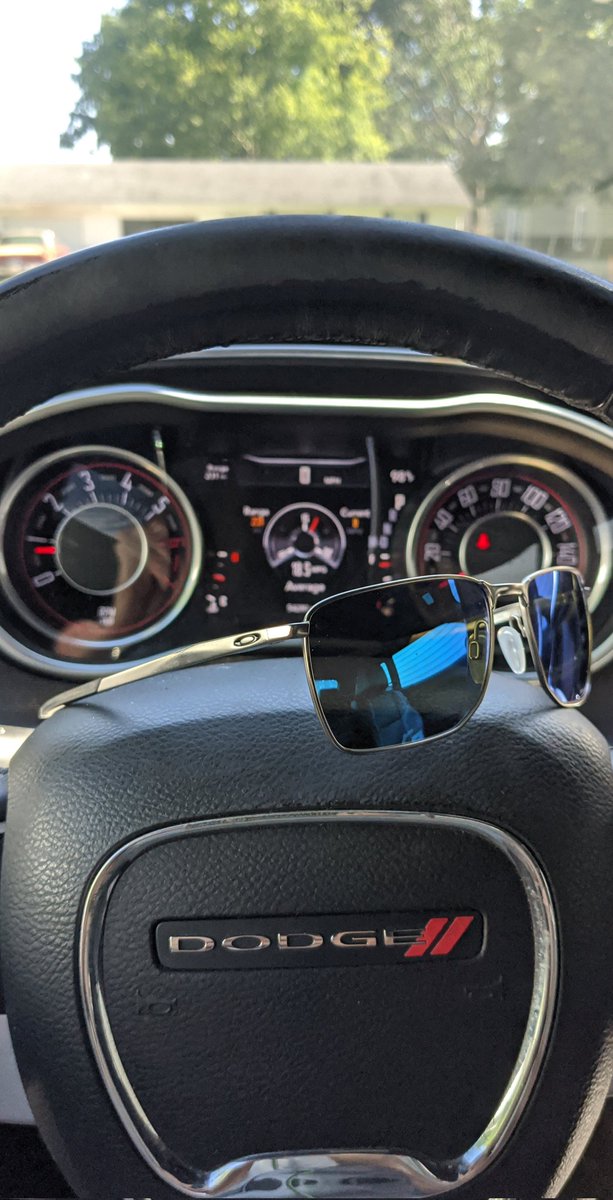 My all time favorite sunglasses In my favorite car. Life is good. #DodgeChallenger #Oakley 
