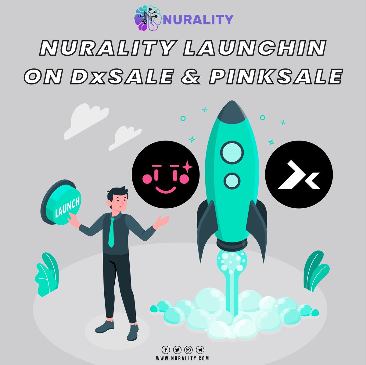 XaVier_XBT's tweet photo. 🚀N u r a l i t y 🚀
⭐️⭐️⭐️⭐️⭐️
Nurality ICO Launch is going to happen on DxSale & pinksale we are glad to share you this Launching information.
@Nuralitytoken
🚀 Website:
https://t.co/pAaadbo9XZ
⚜️ Telegram:
https://t.co/l6yFA3Qm74
#cryptocurrency #nurality https://t.co/vIsw6jkrn6
