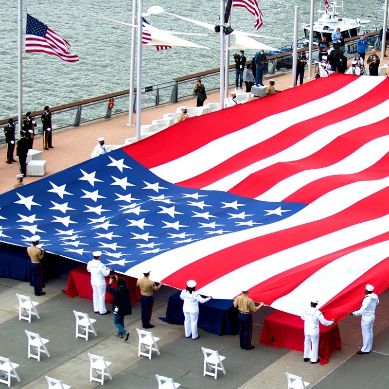 AmericasNavy's tweet photo. Been defending the stars and stripes since 1777. #ForgedByTheSea