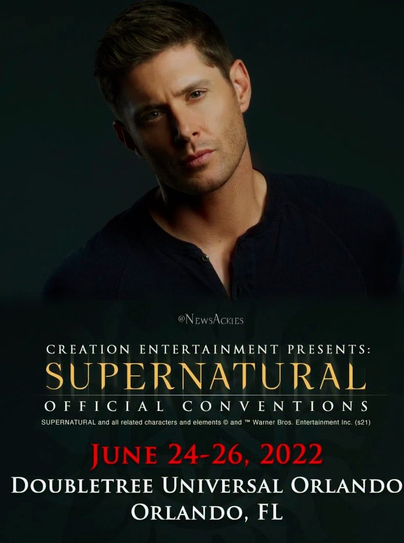 JensenAcklesNews on Twitter "Supernatural Convention Orlando 2022