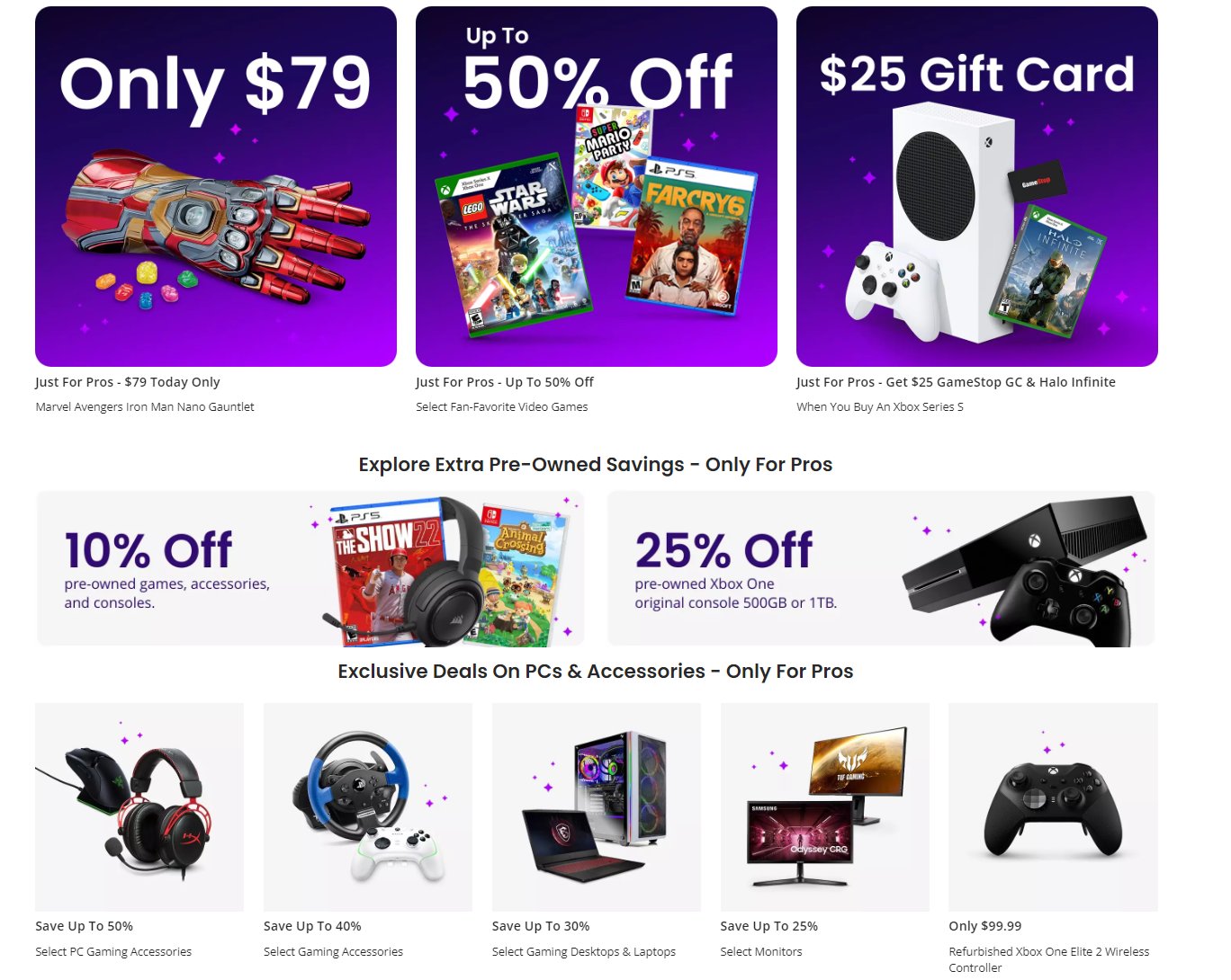 Wario64 on Twitter "GameStop Pro Day sale https//t.co/qSDVOMx7oQ ad