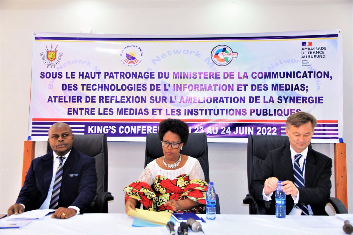 Note that this activity organized by <a href="/SNmediaSN/">SNmédia</a> is part of the project to support the professionalization of the media in Burundi, #PAPROM in French acronym. A project supported by the <a href="/franceauburundi/">🇫🇷🇪🇺 La France au Burundi 🇧🇮</a> as mentioned by the Ambassador of France to Burundi, <a href="/jeremieblin/">Jérémie BLIN</a>.
#Shikiriza