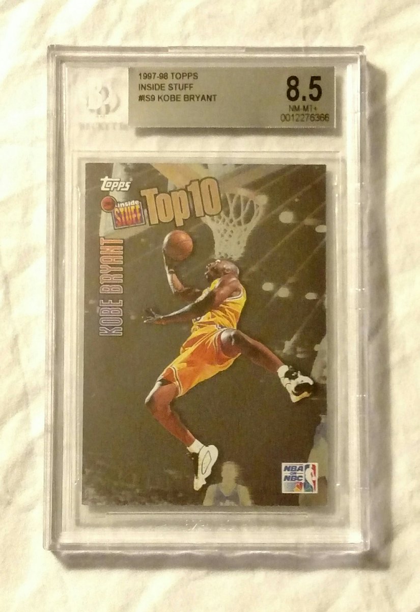 EbayBoostNow's tweet photo. 1997 Topps Inside Stuff Kobe Bryant #IS9 Card BGS 8.5 NM-MT+ 2nd Year Pop 3 HOF - RT
https://t.co/5Lttt8vC6t https://t.co/2S61CLFiAR