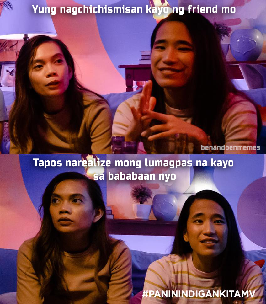 benandbenmemes's tweet photo. Ayos lang yan mhie, ang importente may namarites ka 4 2dayz vedyow

#BenAndBen #PaninindiganKitaMV @BenAndBenMusic https://t.co/bIKkInfYzK