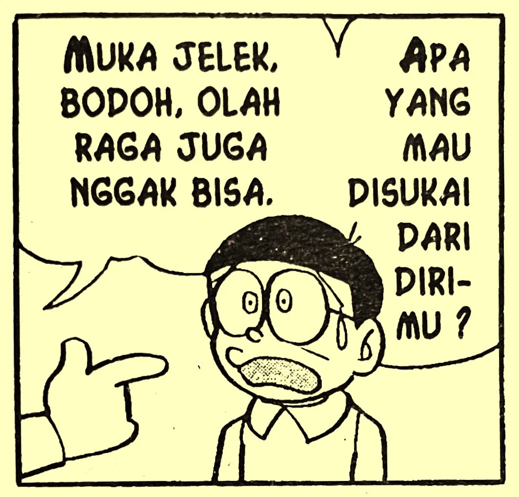 DoraemonHariIni's tweet photo. Kritik membangun dari teman sepermainan.

(Vol. 18, 1979/#DoraemonHariIni Juni 2022) https://t.co/rdBhCqPwwK