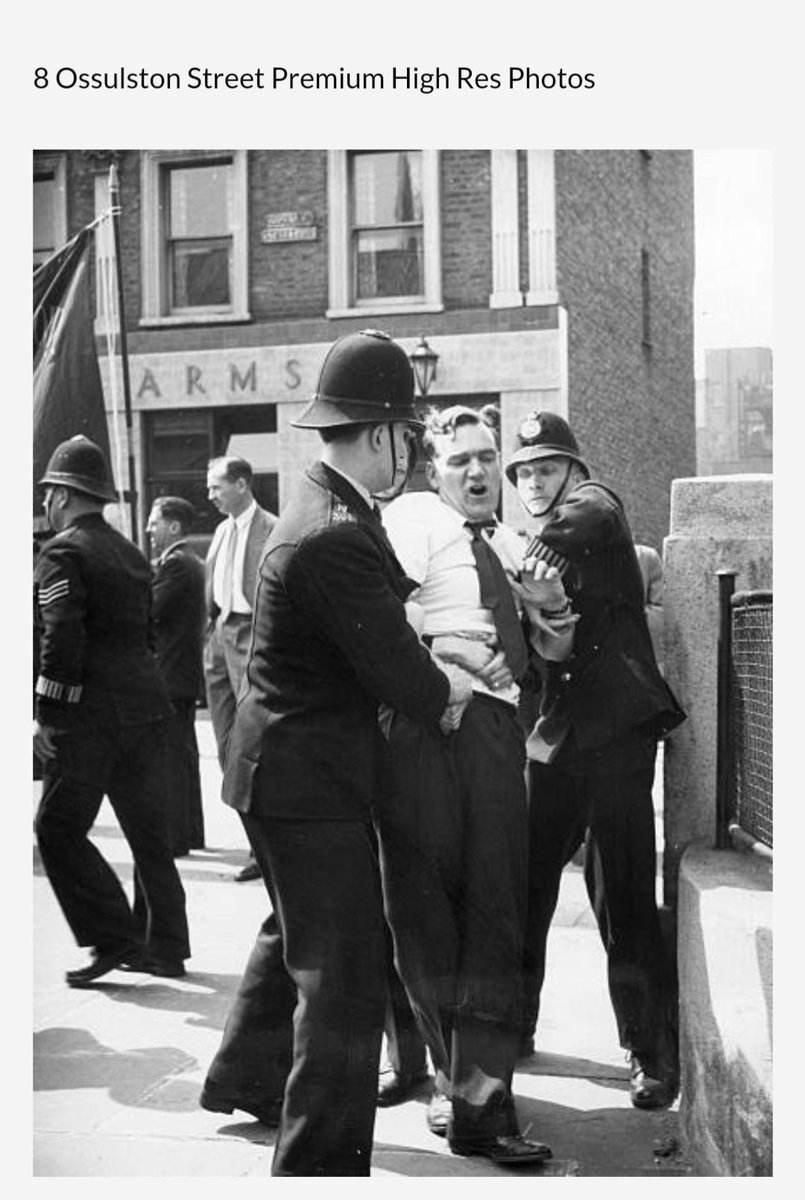 HistoryTown's tweet photo. Tonight come see the film of the St Pancras Rent strike at 52 Phoenix Rd 6pm. Here's #JohnLawrence #redflag on #OssulstonStreet Remembering Camden's radical roots ahead of the @LFArchitecture #SomersTown weekend in Phoenix Rd #Peopleneedroots #workingclass #activism #community https://t.co/LhZrflURVI