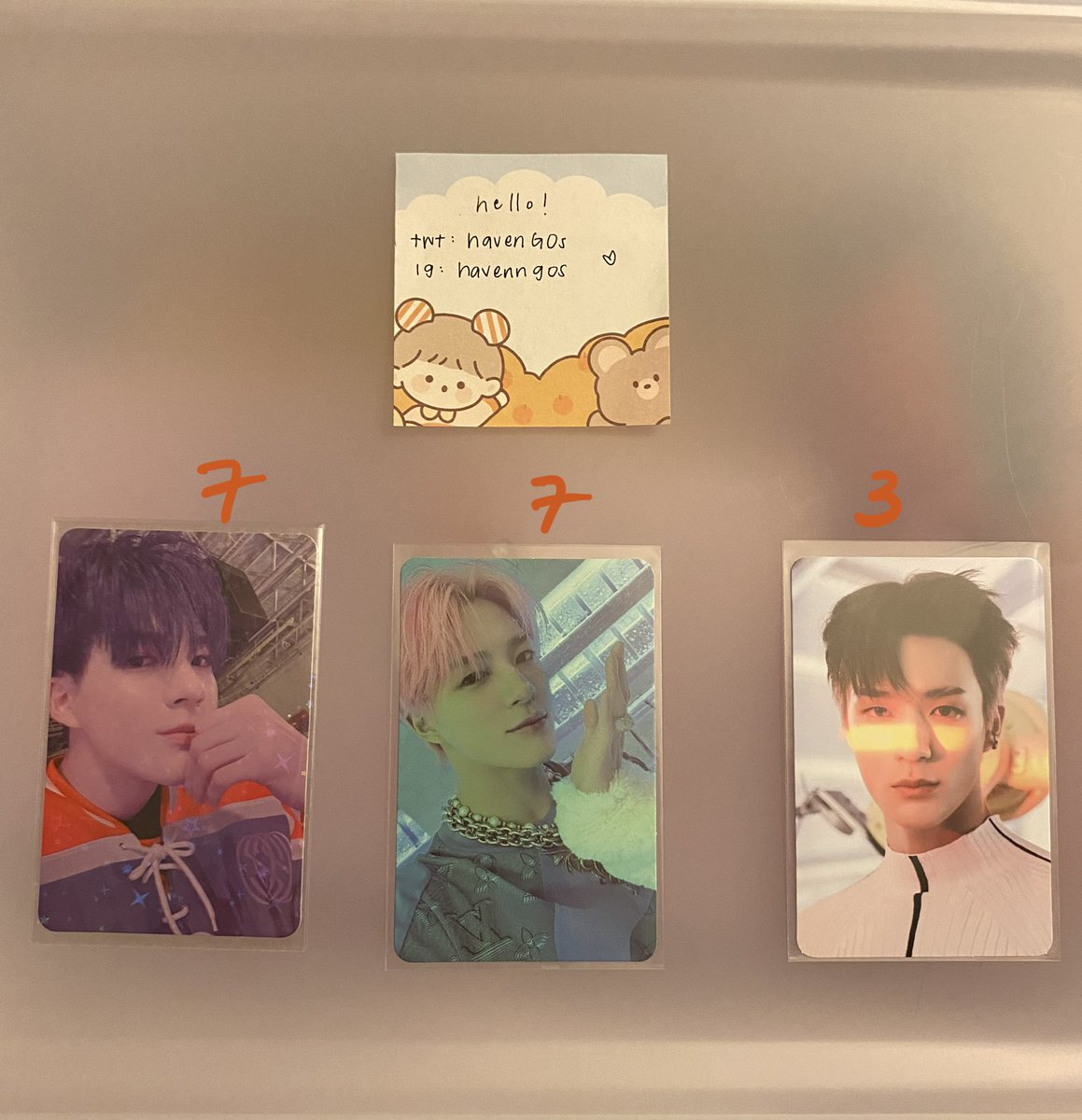 havenGOs's tweet photo. wts lfb / ww ok

nct dream 127 pcs
jeno jisung renjun chenle haechan taeil 

prices in photos DO NOT include shipping

[shipping]
us/can: $1
ww: $2

please dm if interested!! https://t.co/r9EQwD4L4i