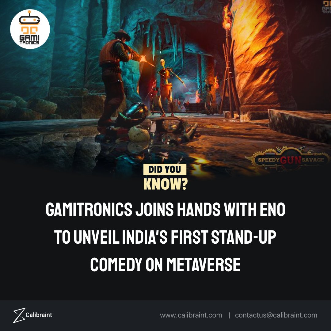 Calibraint_Tech's tweet photo. Did You Know?
City-based Gamitronics recently joined hands with Airtel to launch India’s first multiplex on Metaverse. #Calibraint
https://t.co/h3Wexb7WUG
#Gamitronics #Airtel #Metaverse #JavaScript #TypeScript #Devcommunity #gamedev #UserInterface https://t.co/rvVZzRHedb