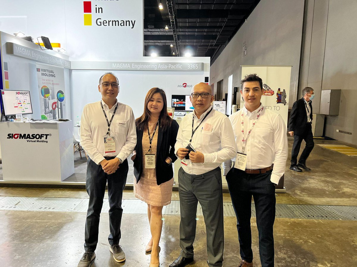 MAGMAasia's tweet photo. Find us at Booth 3365 in Hall 2 at Metal Tech where we can show you how to optimize your casting process and and effectively saving costs without compromising quality!
#MAGMA #MetalTech2022 #MAGMAEvents #MAGMASOFT #AutonomousEngineering #MeetUsNow #Exhibition2022 #GermanPavilion https://t.co/ZGF2kvuWqU