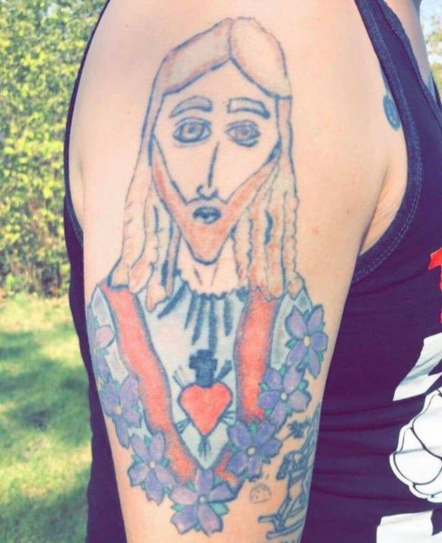 bitman360's tweet photo. Yet another #HellaFan gets a BitMan360 tat #sicktatbro https://t.co/48QidjUOiP