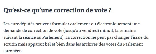 Poulin2012's tweet photo. Voter pour le pass de la honte européen en se trompant. 

Rectifier ensuite. 

Trop tard. 

C’est assez dingue. https://t.co/zPbC4Q9AKC