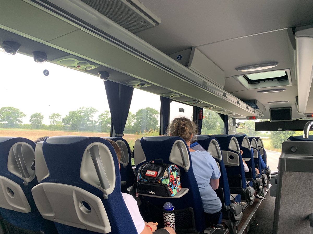 ClassHazel's tweet photo. We’re off! 🚌 https://t.co/jLcpbfnwel