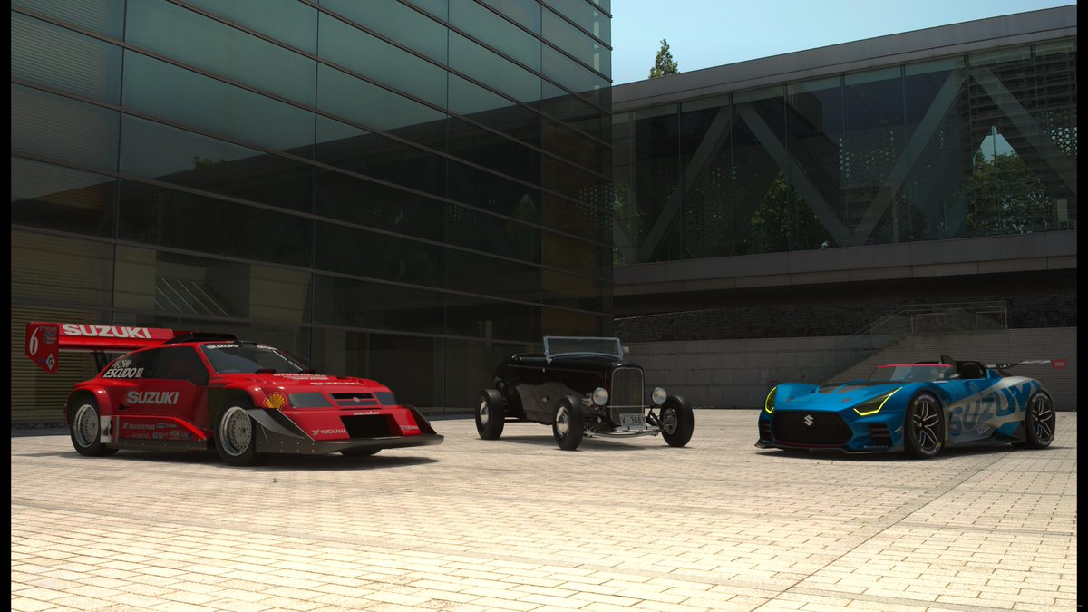KeatsyGt7's tweet photo. June update cars
Suzuki V6 Escudo Pikes Peak Special '98
Ford Roadster
Suzuki VGT Gr3

#PS5Share, #GranTurismo7 #GT7 #GTScapes #PSBblog https://t.co/ep3dMlBcFU