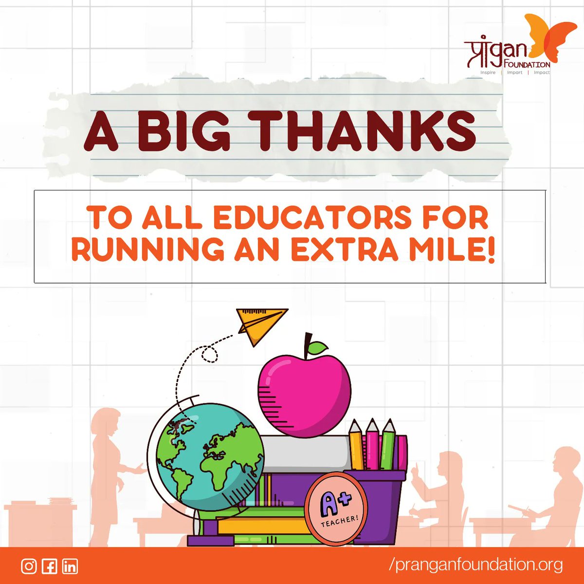 PranganF's tweet photo. Thanking all the educators for their valuable time & dedication! 💛🧡☺️
You have made a great mark in their lives! 😇✨
#pranganfoundation #prangan #study #education #educator #efforts #ssc #sscstudents #students #weekend #helping #time #dedication #thankyou https://t.co/0nN59NXX0u