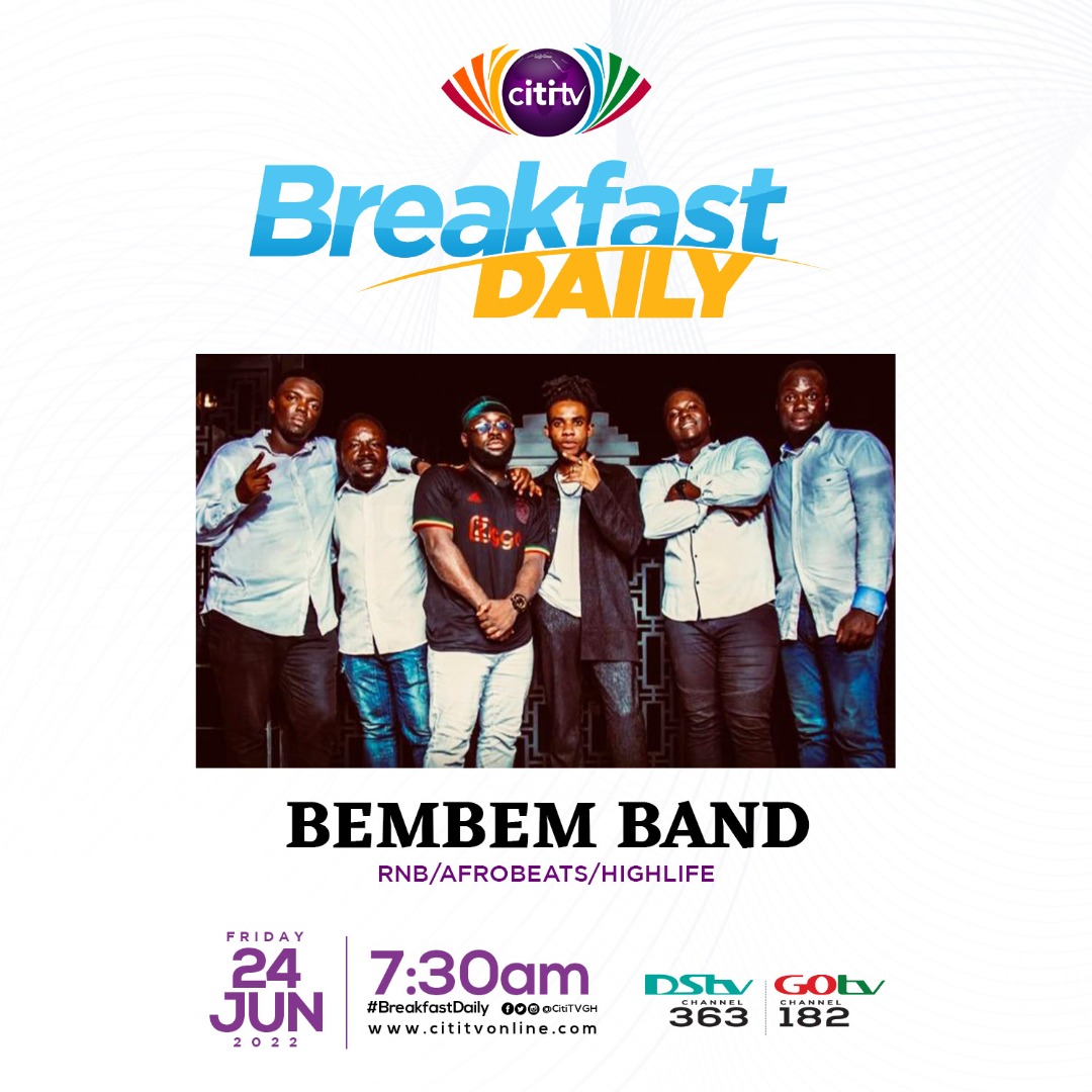 Channel1TVGHA's tweet photo. Funky Friday with @BandBembem.

Get ready to boogie ! https://t.co/1ldaP6R8gX