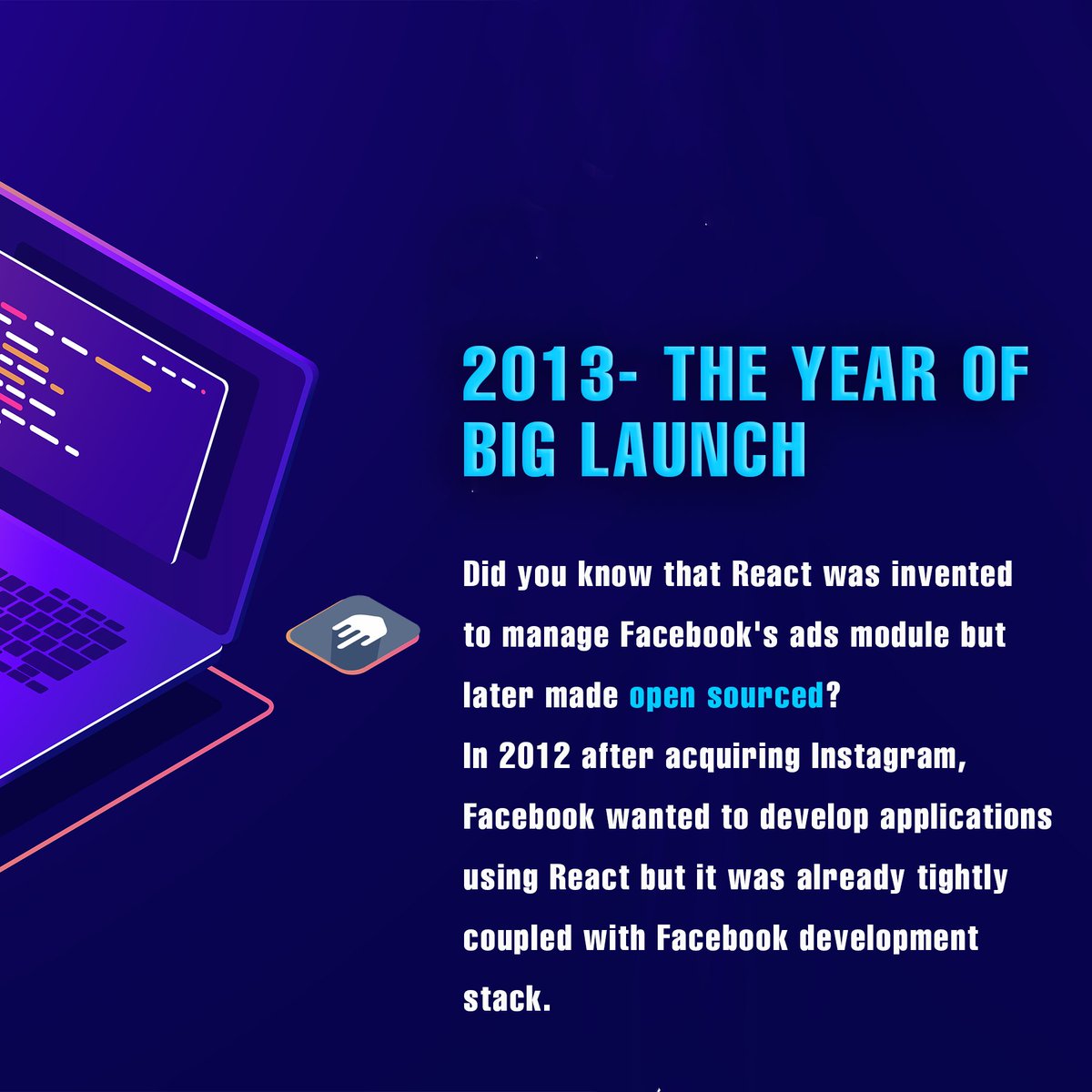 expertright_hq's tweet photo. Facts about ReactJs that every developer should know!

#Developer #developers #ReactJS #reactnative #Freelancers #freelancingdeveloper #journey #expertright https://t.co/X53rrl5UjL