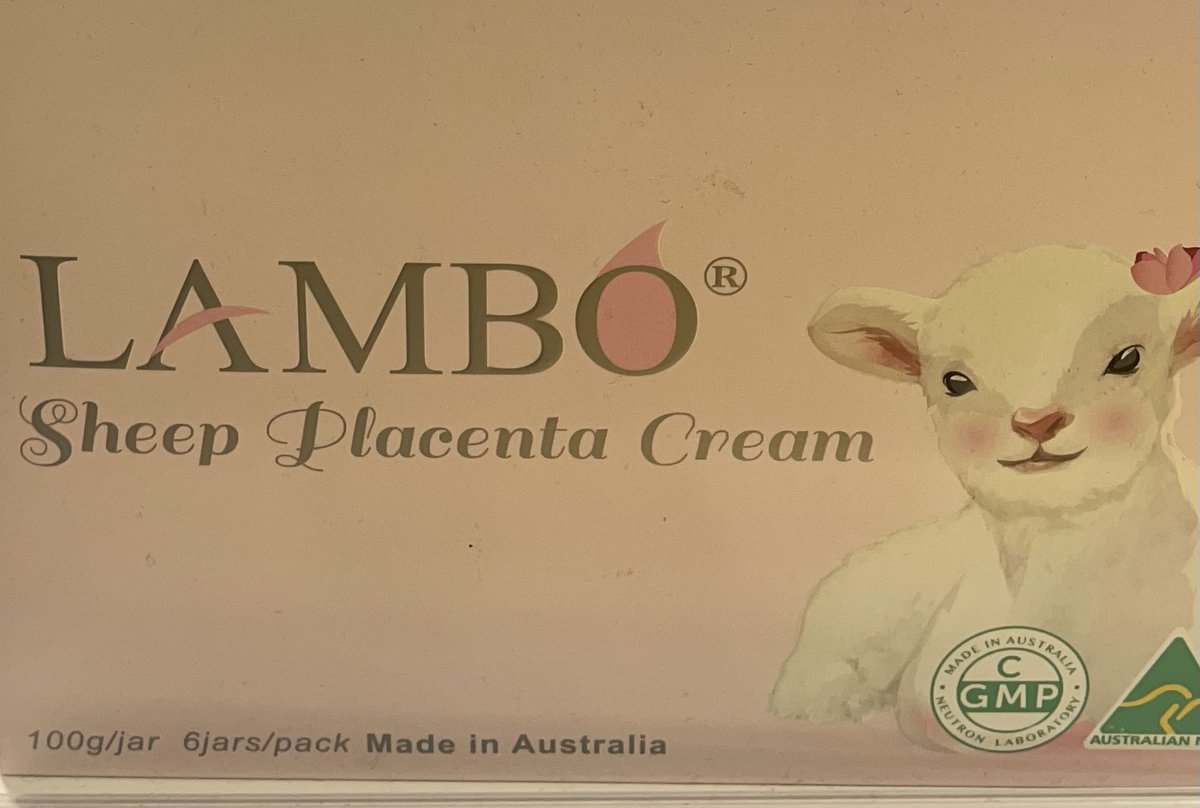 Wen Lambo….sheep’s placenta cream?