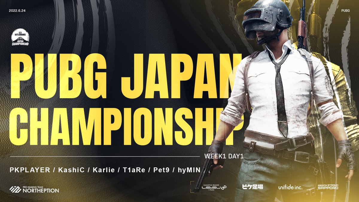 NORTHEPTION's tweet photo. 【#PUBG 部門】
本日 19時頃~
『PUBG JAPAN CHAMPIONSHIP Phase2 Week1 DAY1』
Roster
- @PKPLAYER1995
- @Kashic_
- @T1_aRe
- @karliePUBG
- @Pet_9_
- @hyMINkim1 (coach)
応援よろしくお願いします❄️
#NthWIN https://t.co/wbU63kK1fR