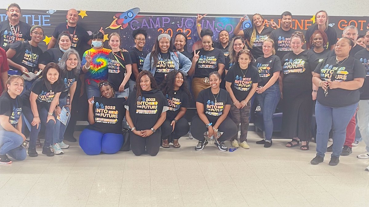 Teamwork makes the dream work!!! @IntotheFuture22 <a href="/JohnsonES_AISD/">Johnson Elementary</a> #campjohnson2022 #futurealdine