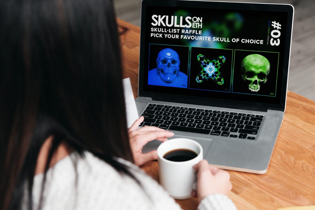 SkullsOnETH's tweet photo. It's just 36h left on the 3rd round of raffle for our Skull-List holders.

How to participate? Join us on discord an find out. Good luck

https://t.co/SzbGzamN7W https://t.co/ZmGAMcAAk3