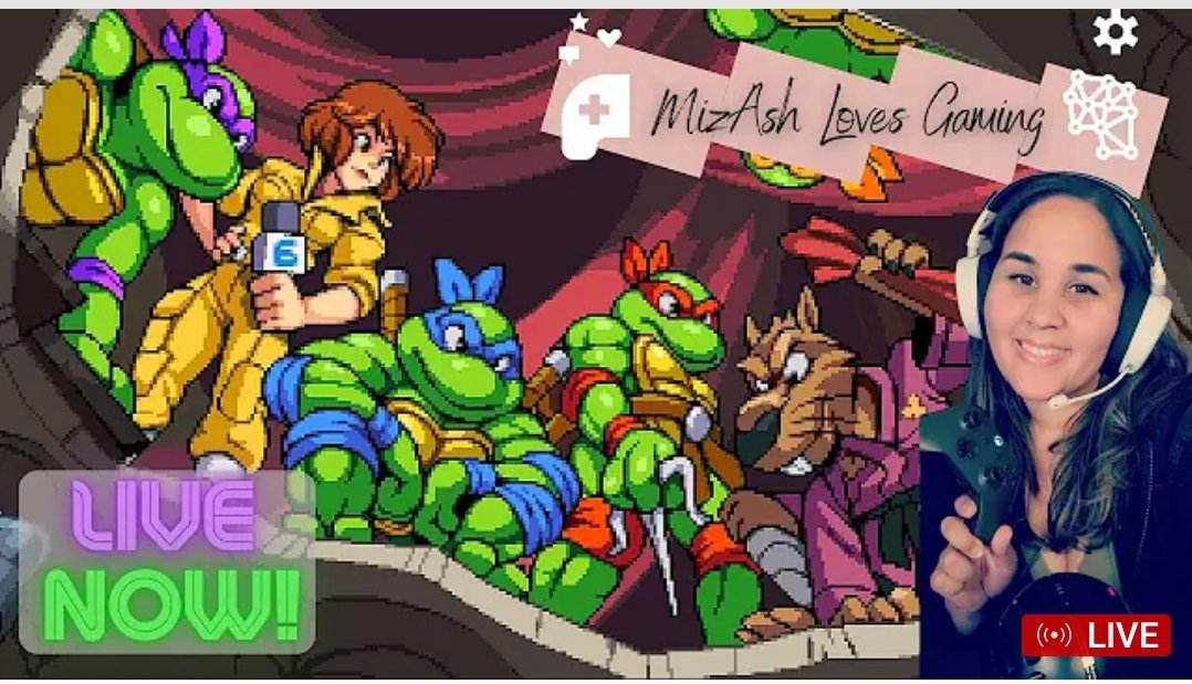 MizAshLuvsGamin's tweet photo. WE LIVE!! 
#TMNTShreddersRevenge 🐢🍕
⬇️
https://t.co/lWRttDllVp https://t.co/FHgIRF1lgr