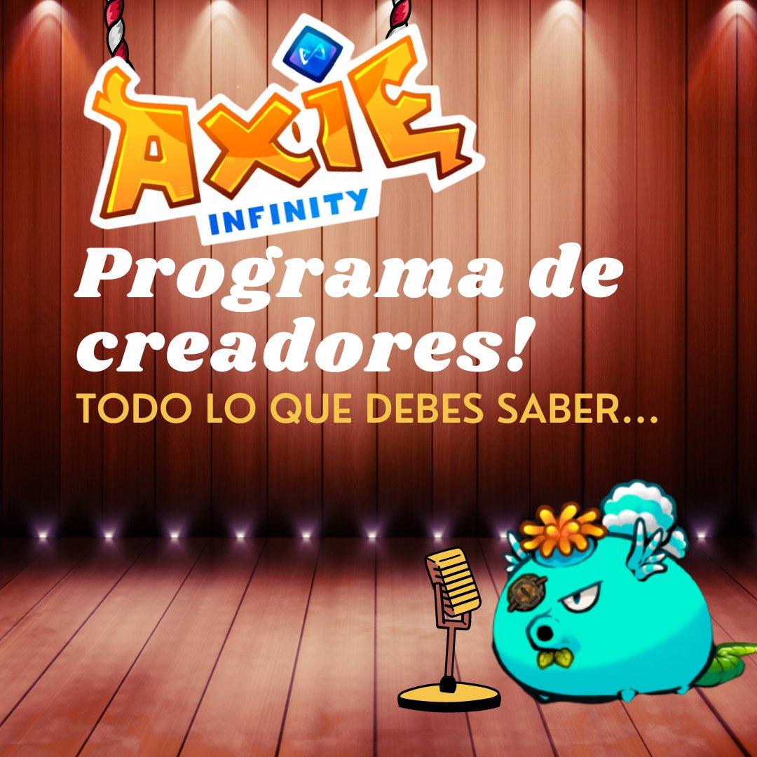 tachito_Crypto's tweet photo. Trataré de resumir lo que debes saber sobre el Programa de Creadores de Axie Infinity... 
🧵 https://t.co/sRN4Br44vG