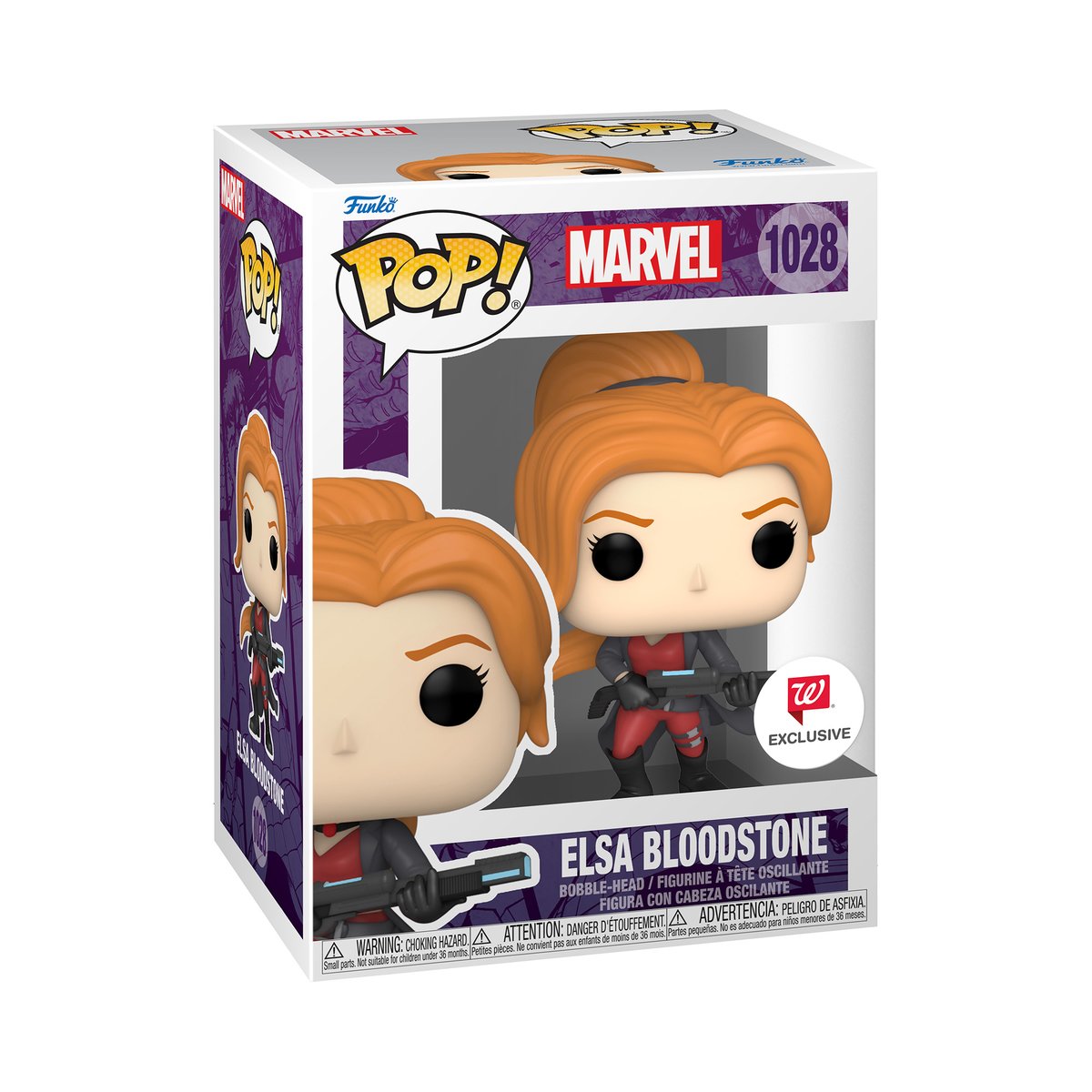 Funko's tweet photo. RT and follow @funko for the chance to WIN the @Walgreens exclusive Marvel: Elsa Bloodstone POP! Not feeling lucky? Order now: https://t.co/HnrMaU0cuZ #Funko #FunkoPOP #Giveaway #Marvel @Marvel https://t.co/NomSSz5jQ8